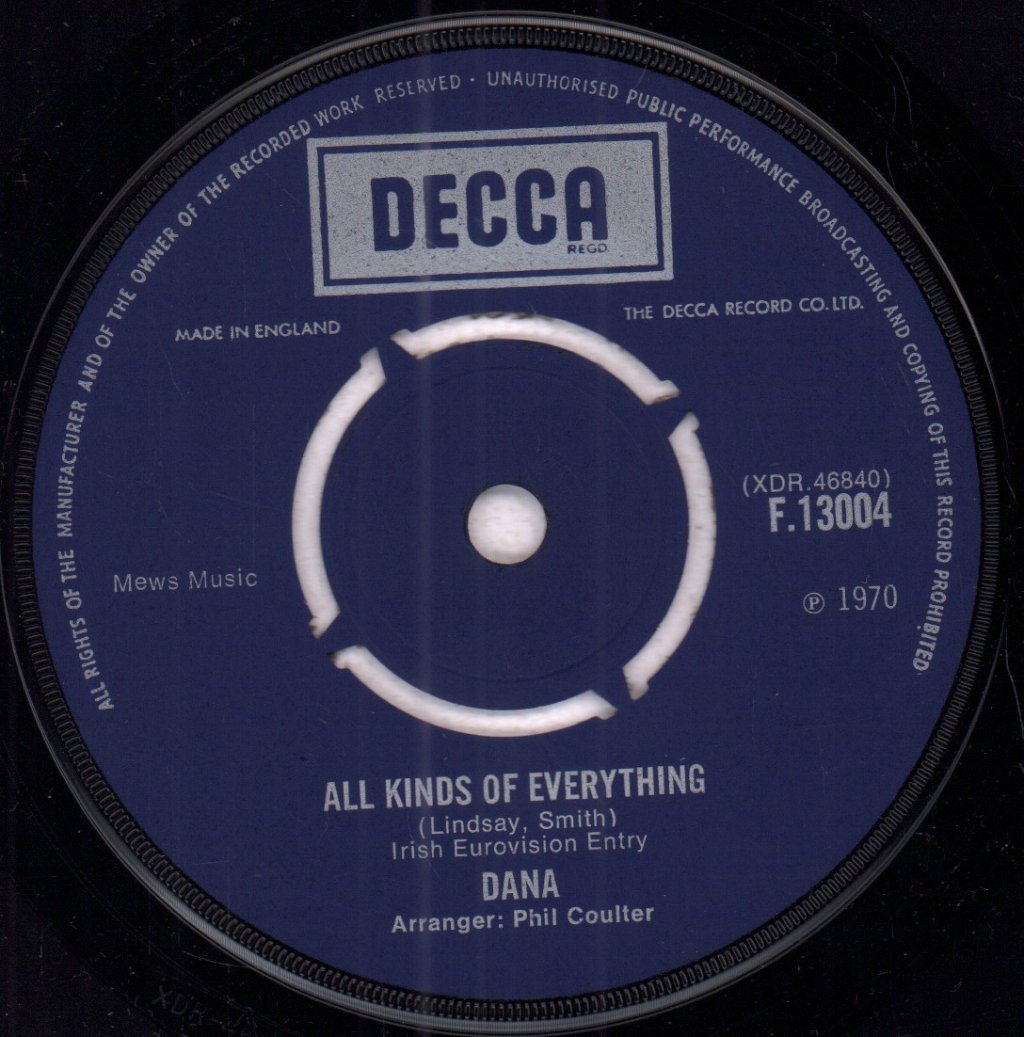 Dana - All Kinds Of Everything - 7 Inch