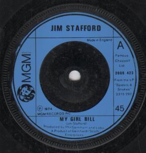 Jim Stafford - My Girl Bill - 7 Inch