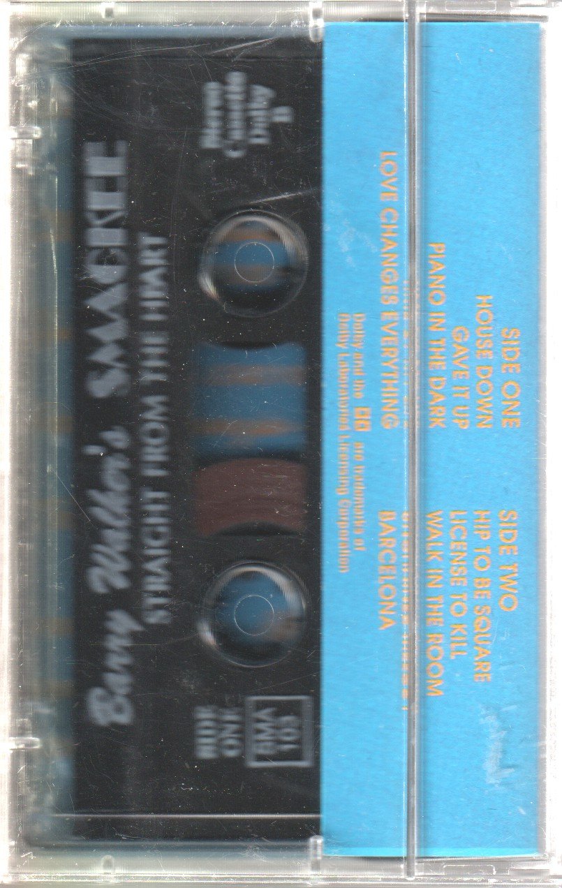 barry walker's smackee - straight from the heart - Cassette