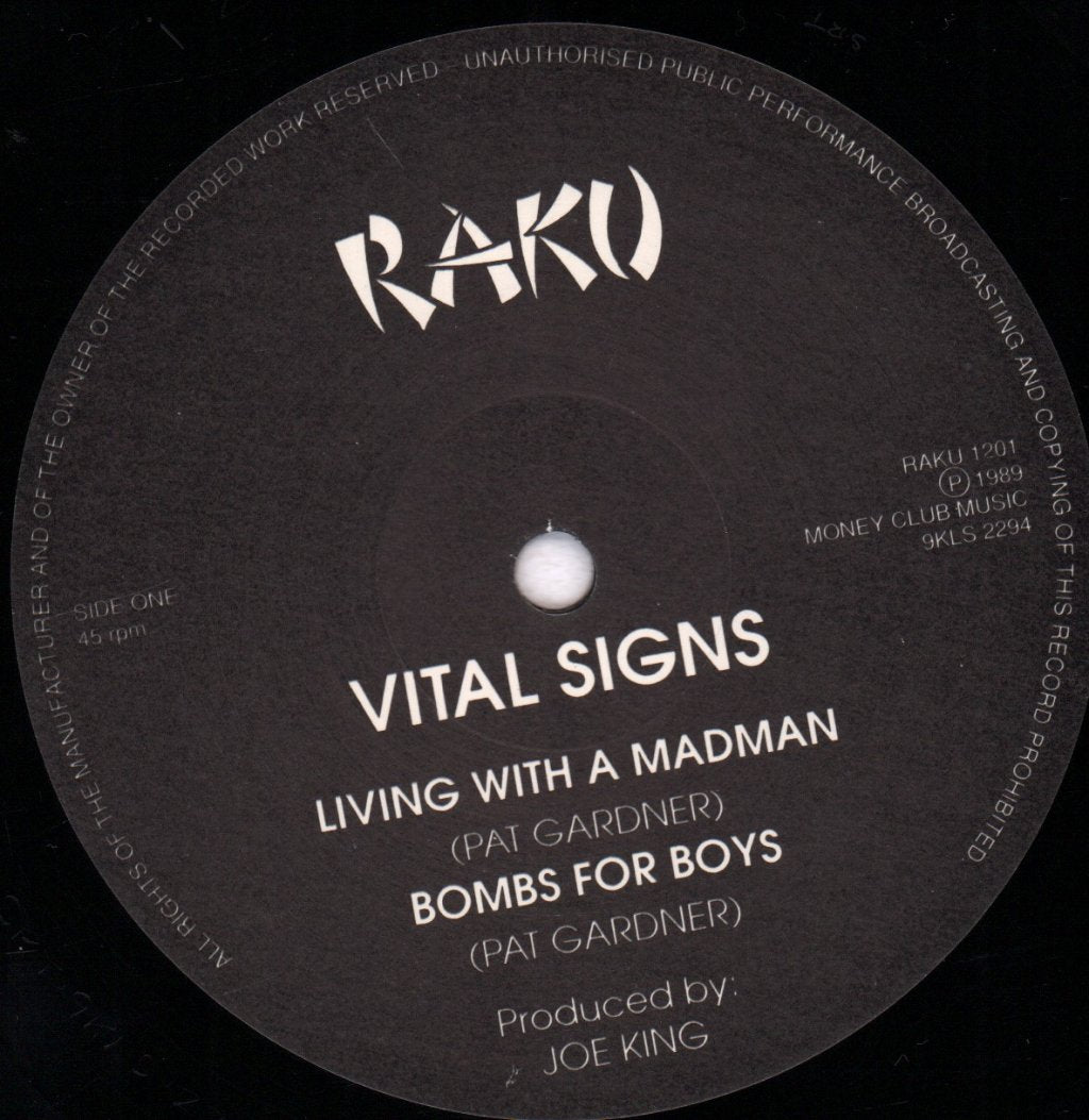 Vital Signs - Living With A Madman - 12 Inch