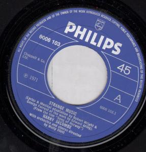 Harry Secombe - Strange Music - 7 Inch