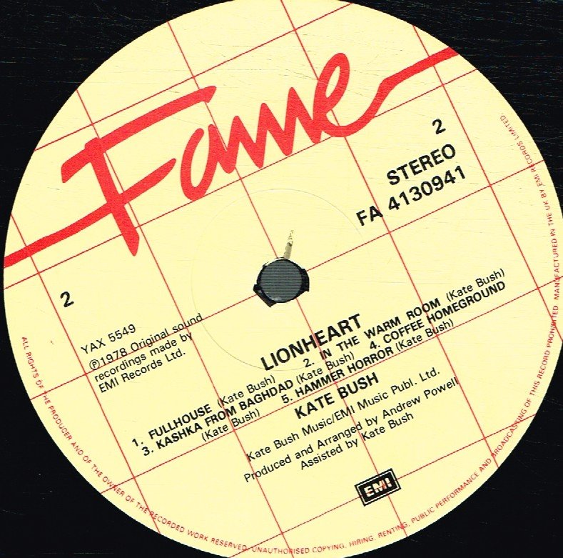 Kate Bush - Lionheart - Lp