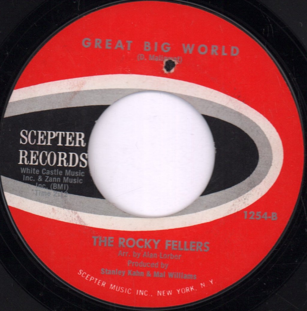 Rocky Fellers - Like The Big Guys Do / Great Big World - 7 Inch