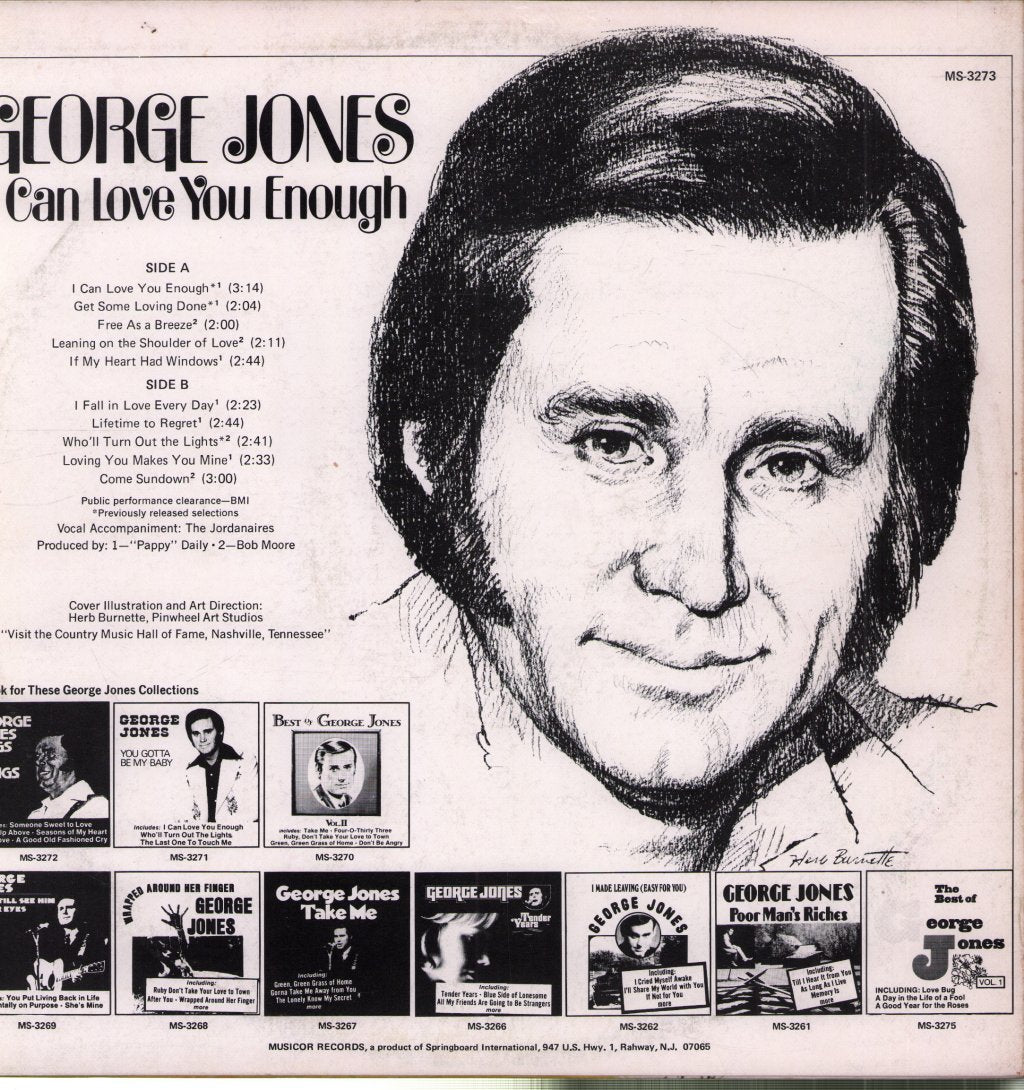 George Jones - I Can Love You Enough - Lp