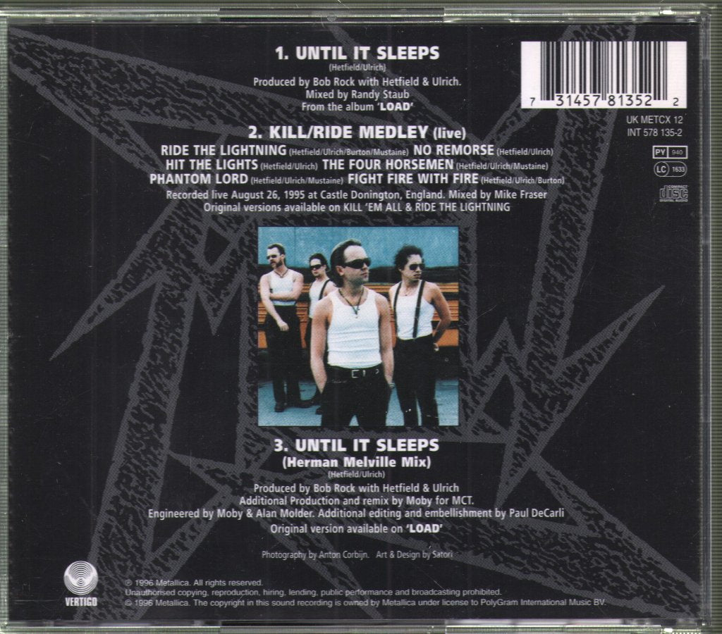 Metallica - Until It Sleeps - Cd