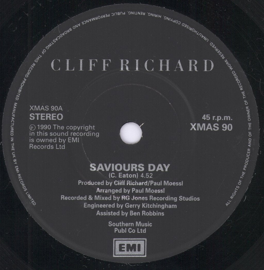 Cliff Richard - Saviour's Day - 7 Inch
