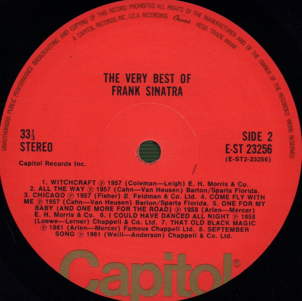 Frank Sinatra - Very Best Of - Lp