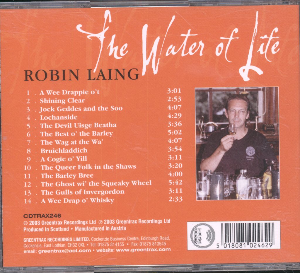 Robin Laing - Water Of Life - Cd