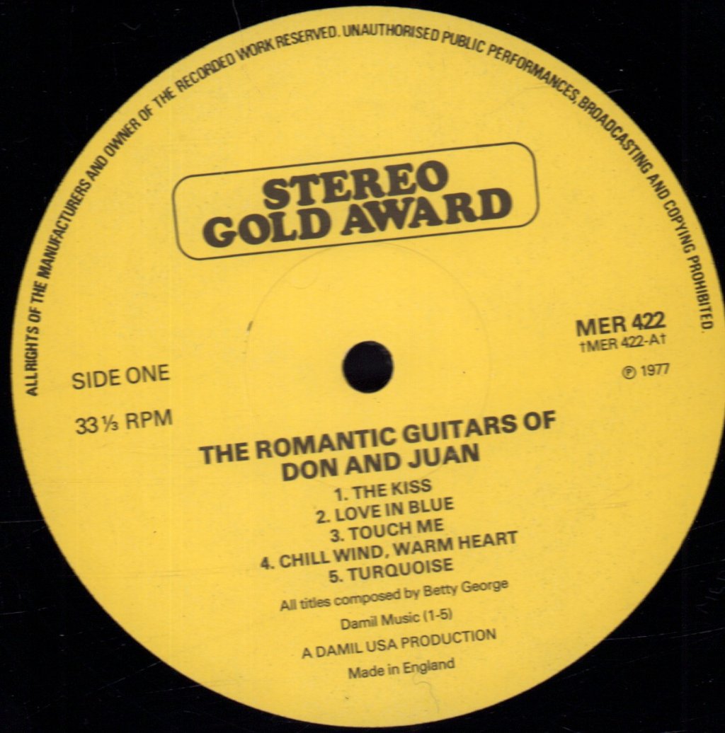 Don & Juan - Romantic Guitars Of - Lp