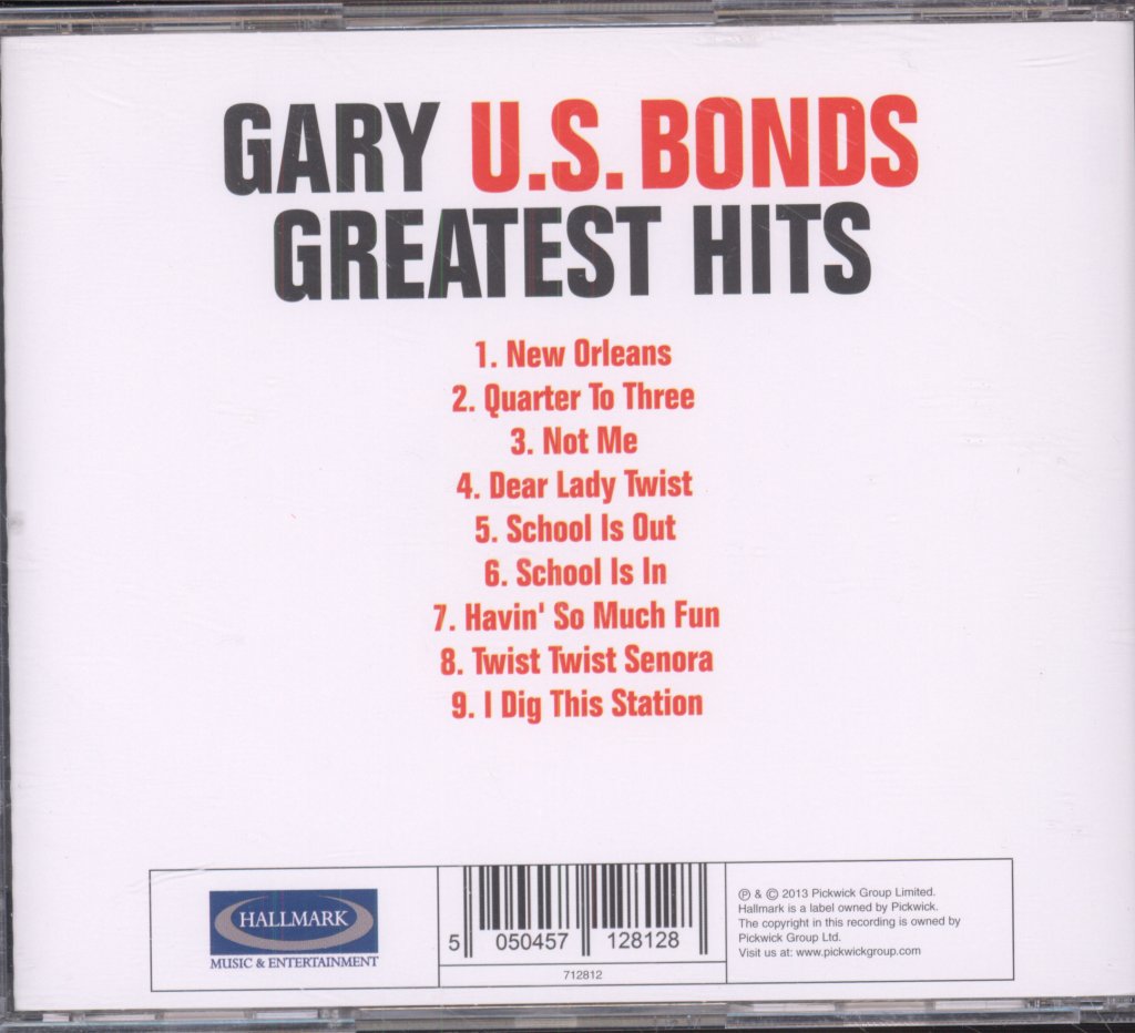 Gary U.S. Bonds - Greatest Hits - Cd