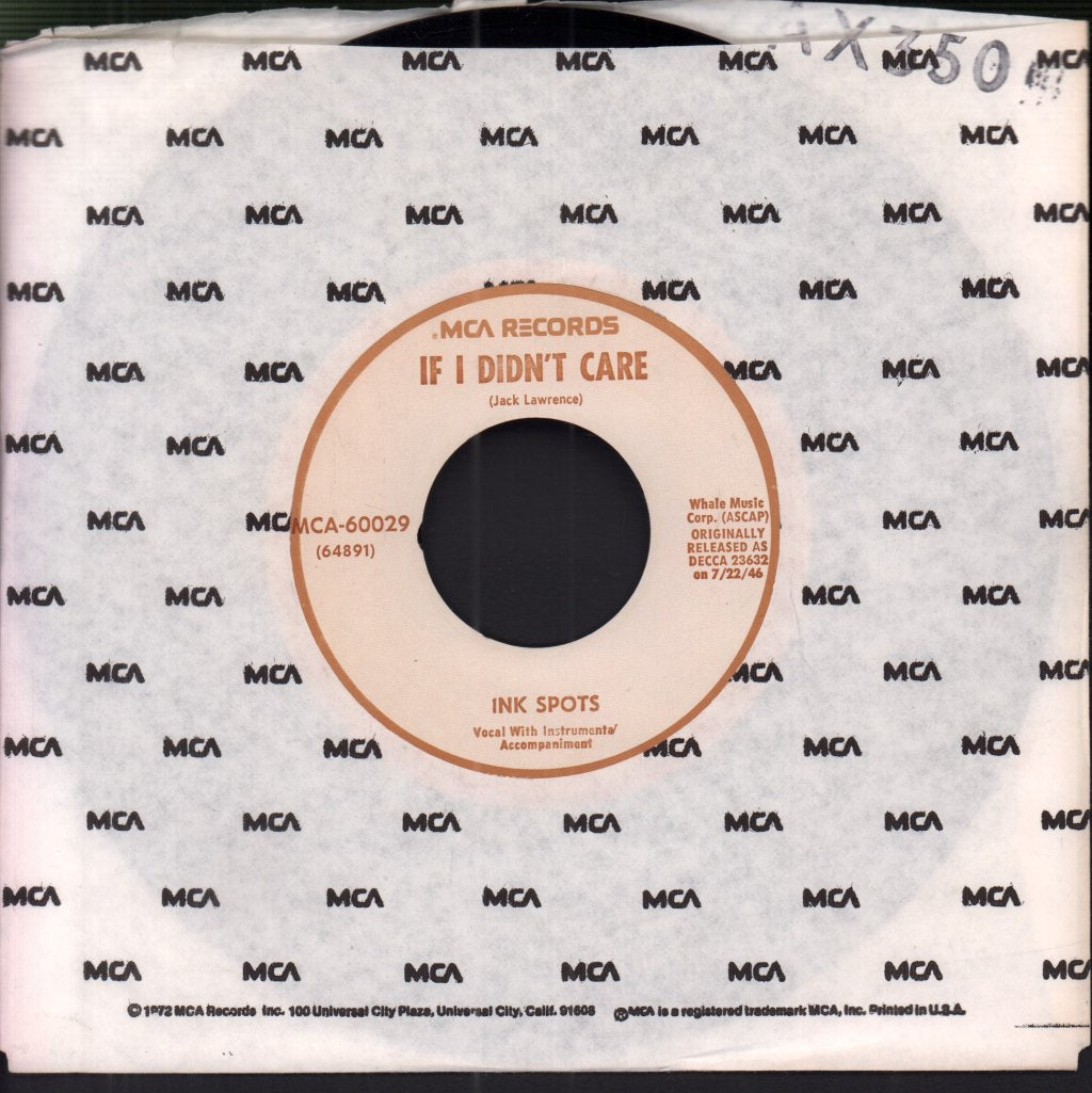 Ink Spots - Whispering Grass - 7 Inch