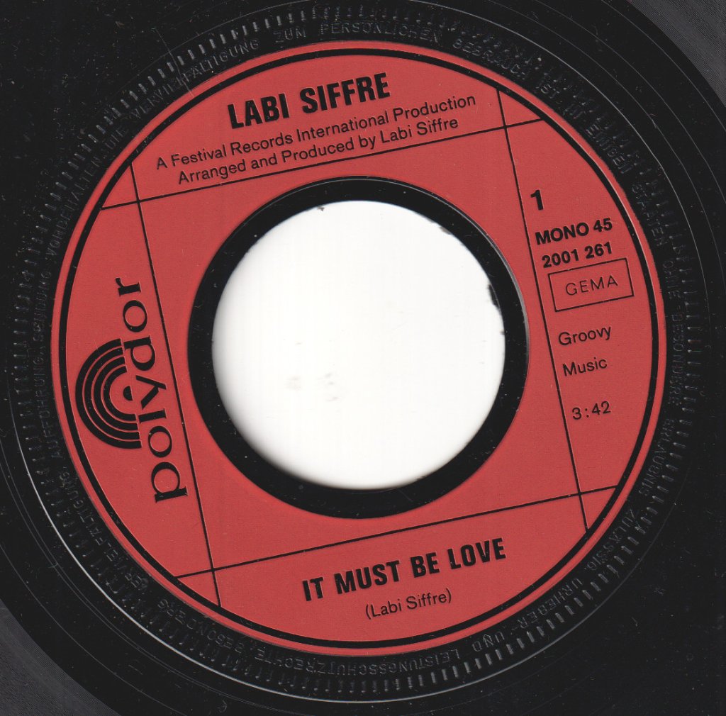 Labi Siffre - It Must Be Love - 7 Inch