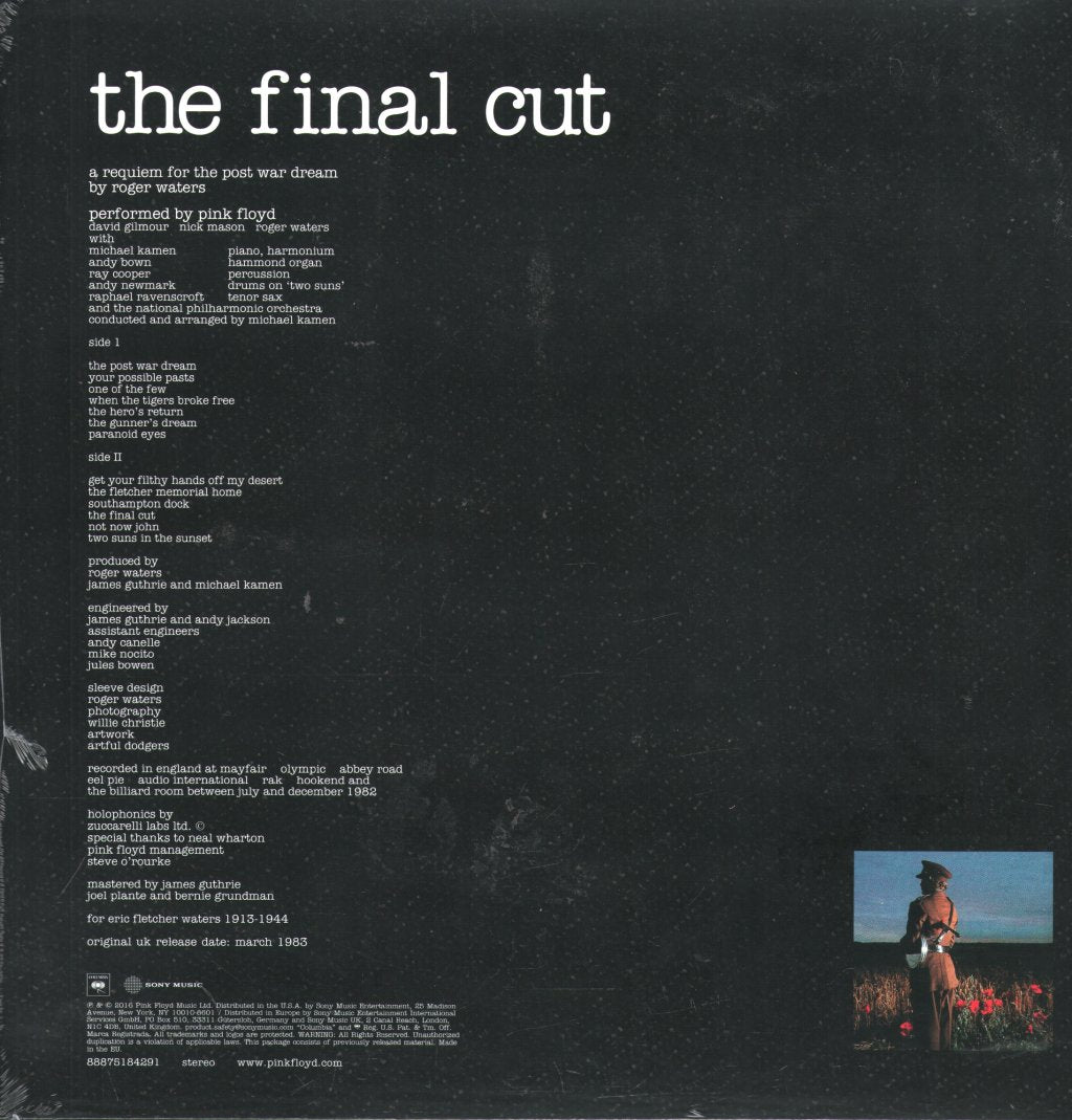 Pink Floyd - Final Cut - Lp