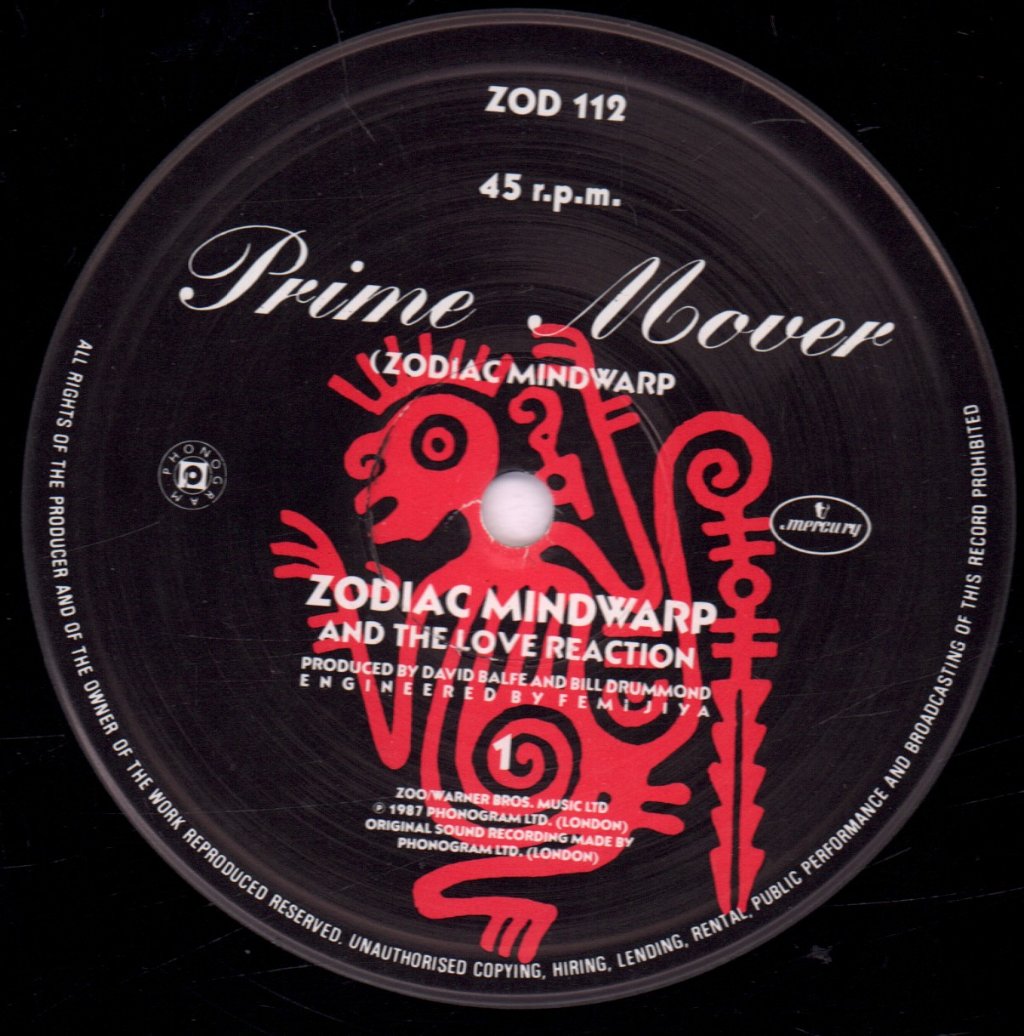Zodiac Mindwarp - Prime Mover - 12 Inch