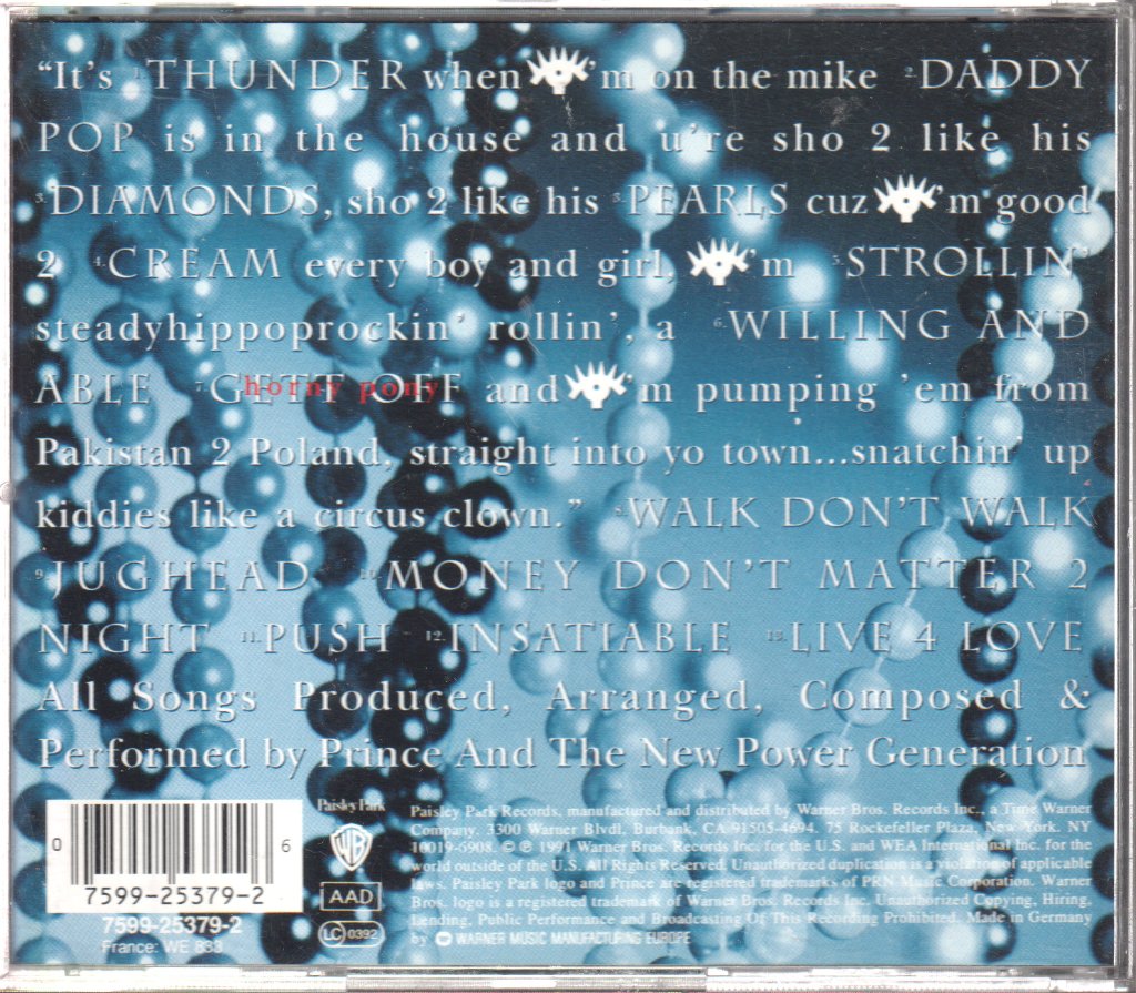 Prince - Diamonds And Pearls - Cd