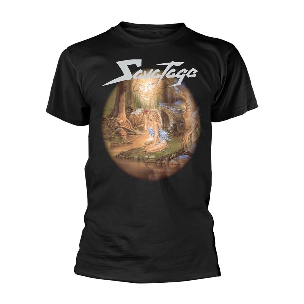 Savatage - Savatage T Shirt Edge of Thorns Band Logo Official Mens Black M - T Shirt