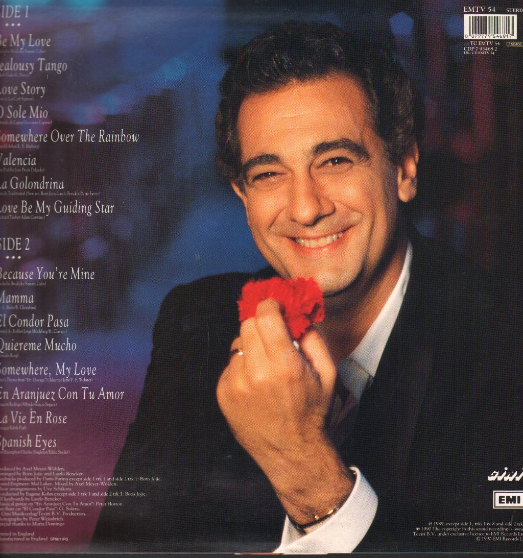 Placido Domingo - Be My Baby - Lp