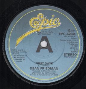 Dean Friedman - First Date - 7 Inch