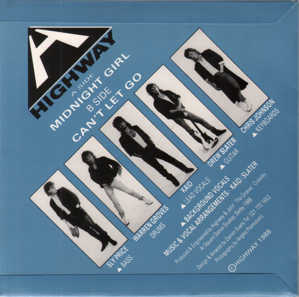 Highway (Uk Metal Band) - Midnight Girl - 7 Inch