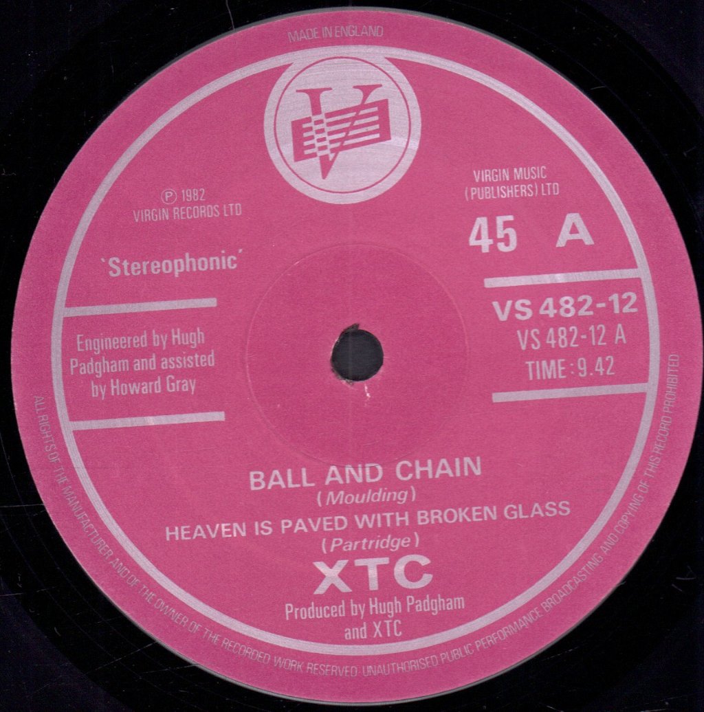 XTC - Ball And Chain - 12 Inch