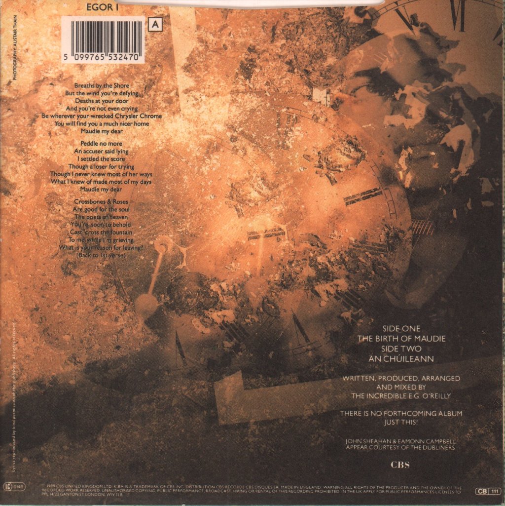 Incredible E.g.o'reilly - Birth Of Maudie - 7 Inch