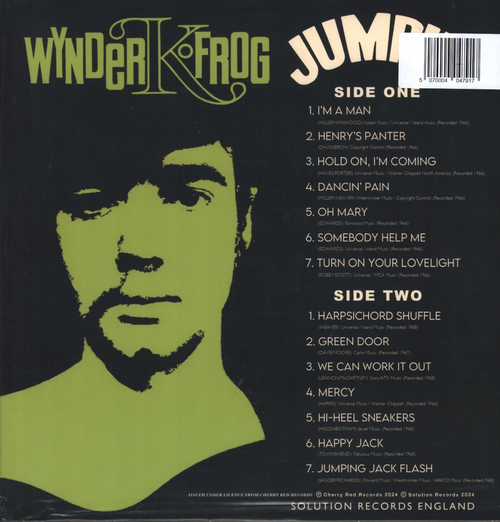 Wynder K. Frog - Jumpin' - Lp