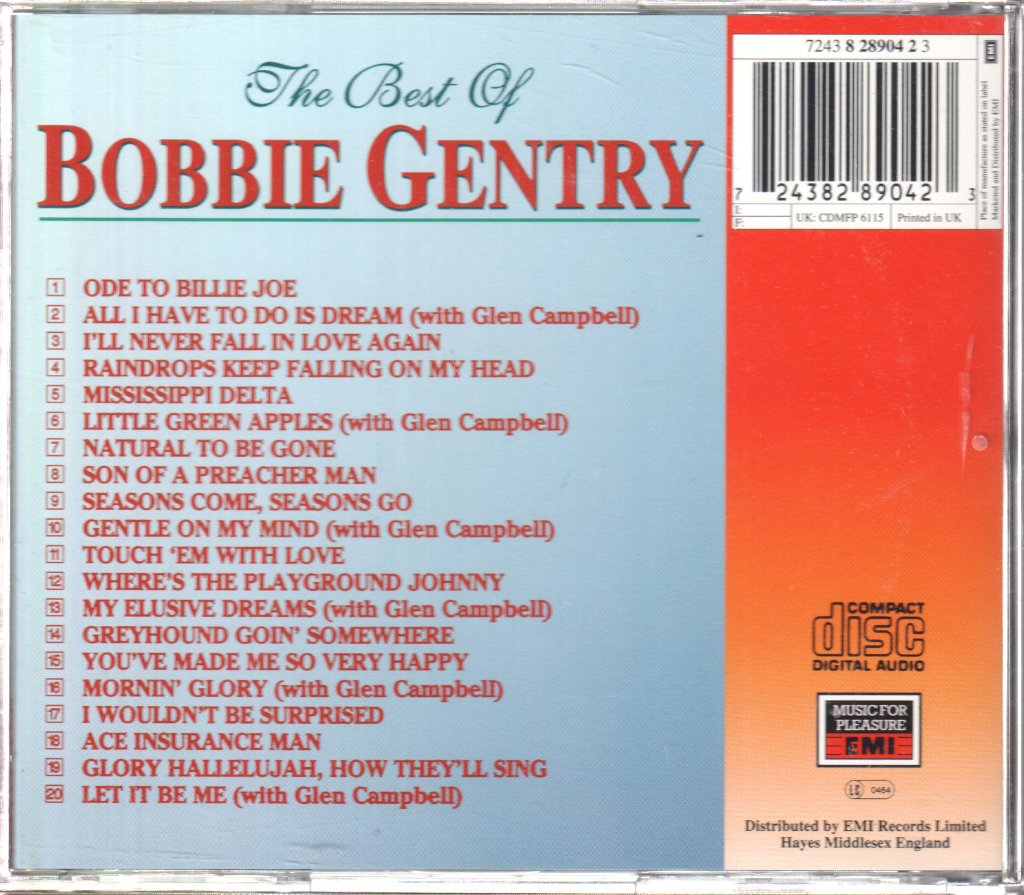 Bobbie Gentry - Best Of Bobbie Gentry - Cd