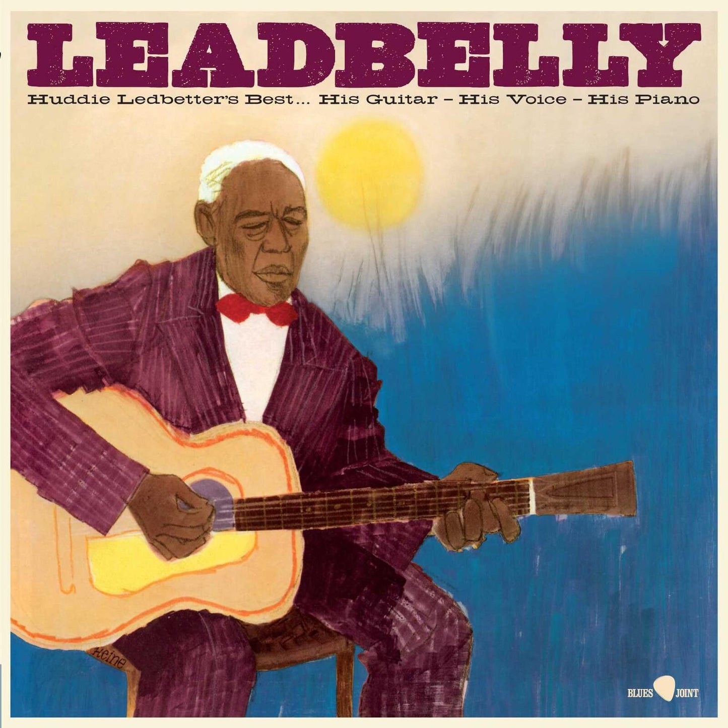 Leadbelly - Huddie Ledbetter's Best...his Guitar, His Voice, His Piano - Lp