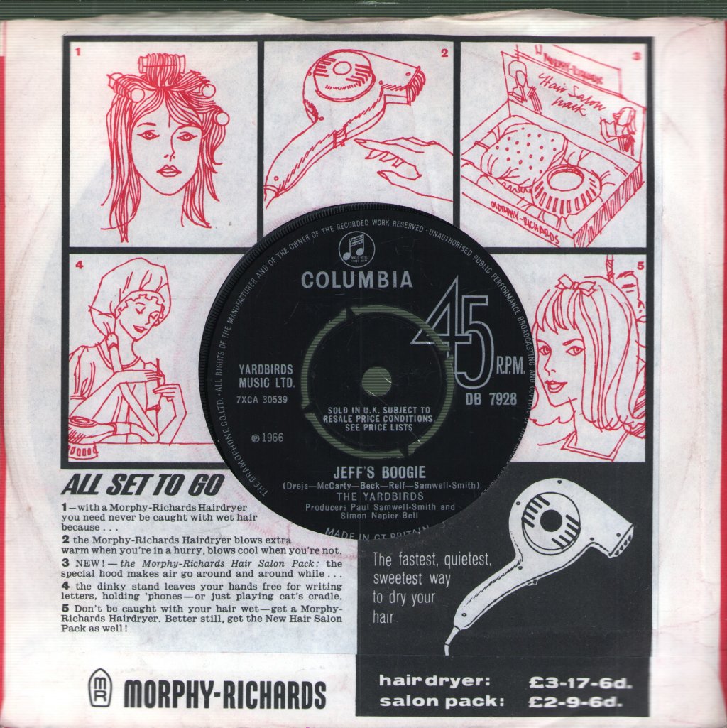 Yardbirds - Over Under Sideways Down - 7 Inch