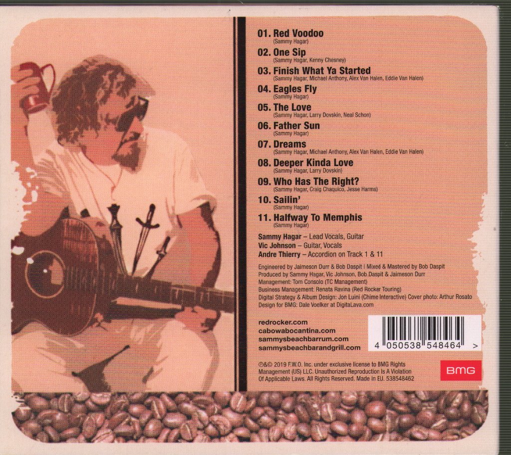 Sammy Hagar with Vic Johnson - Lite Roast - Cd