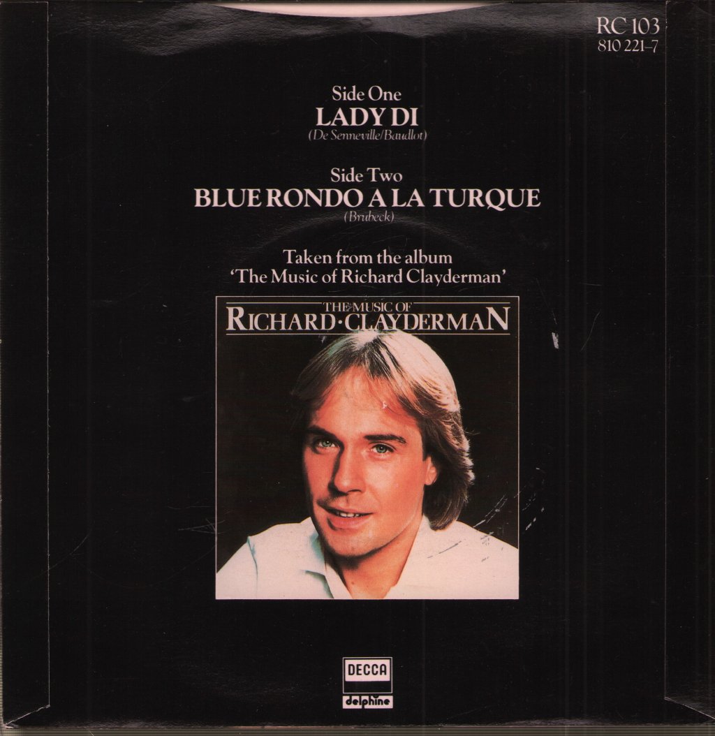 Richard Clayderman - Lady Di - 7 Inch