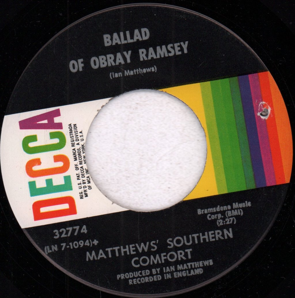 Matthews Southern Comfort - Woodstock - 7 Inch