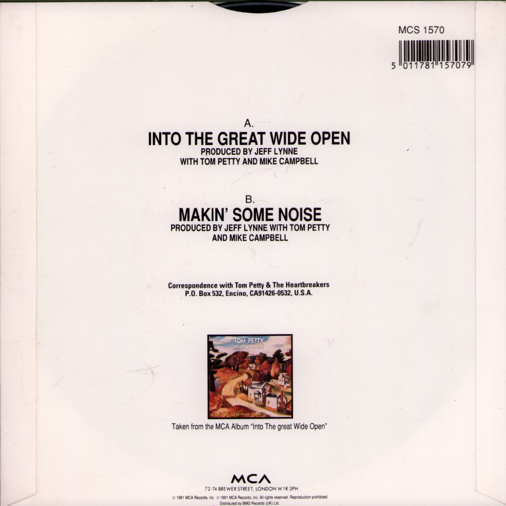 Tom Petty And The Heartbreakers - Into The Great Wide Open - 7 Inch