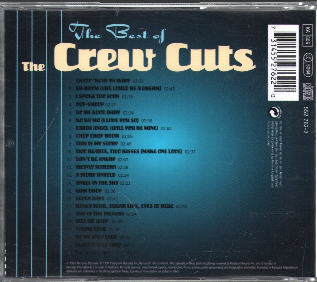 Crew Cuts - Best Of The Crew Cuts - The Mercury Years - Cd