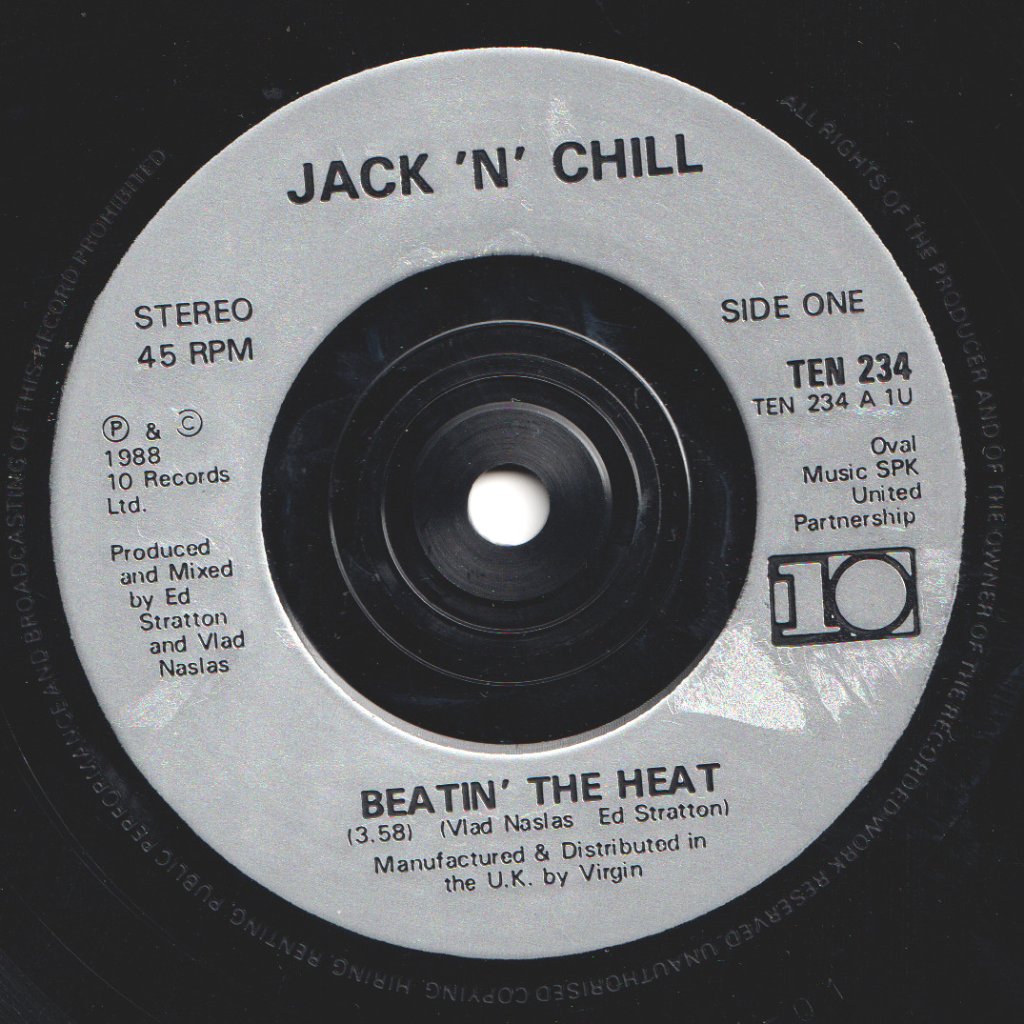Jack N Chill - Beatin' The Heat - 7 Inch