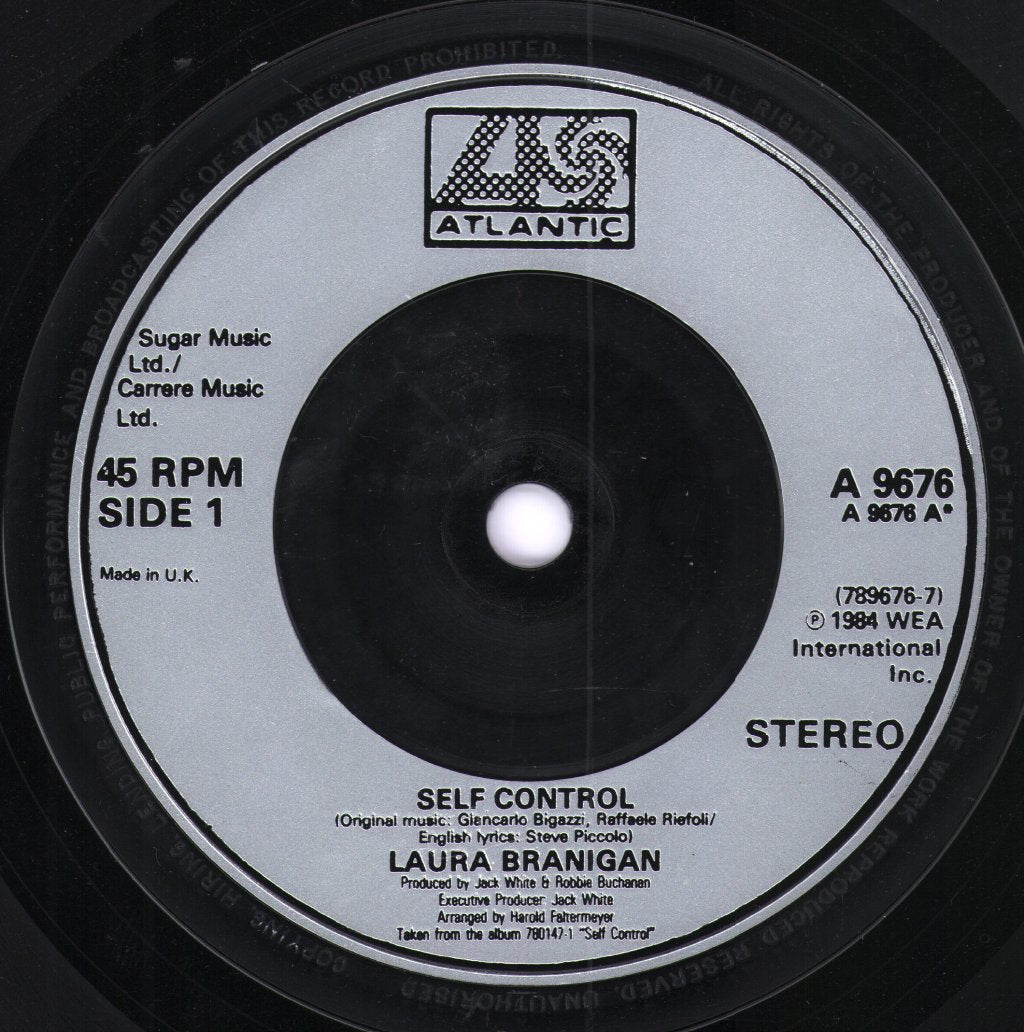 Laura Branigan - Self Control - 7 Inch