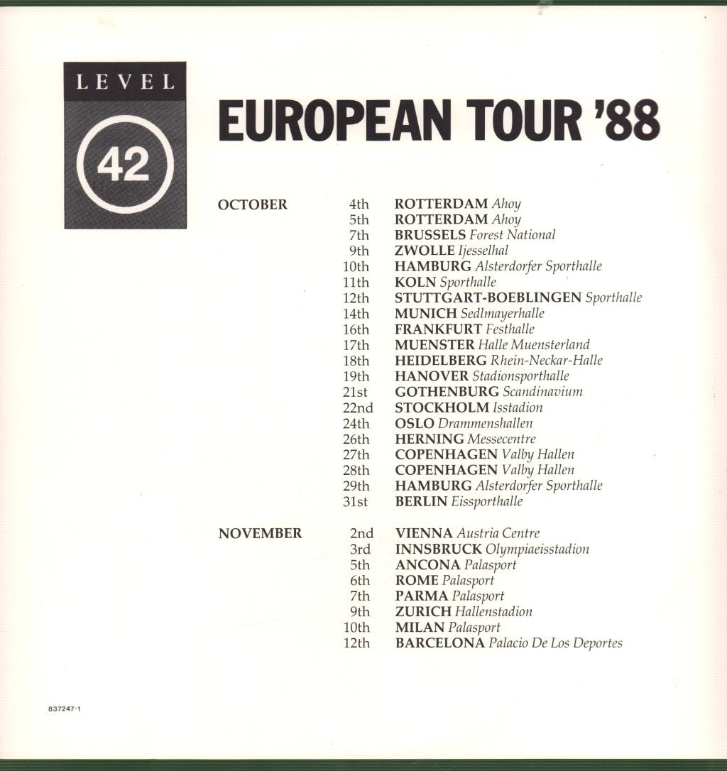 Level 42 - Staring At The Sun - Lp