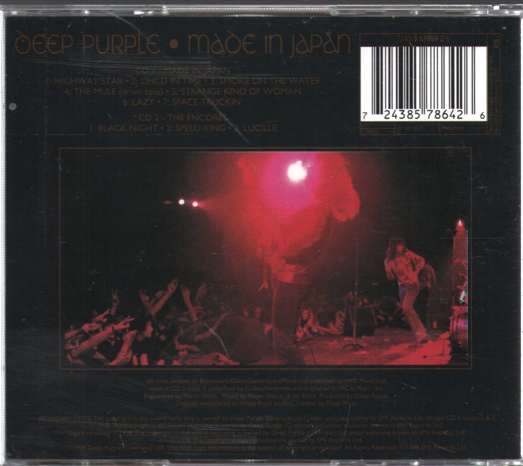 Deep Purple - Made In Japan - Double Cd