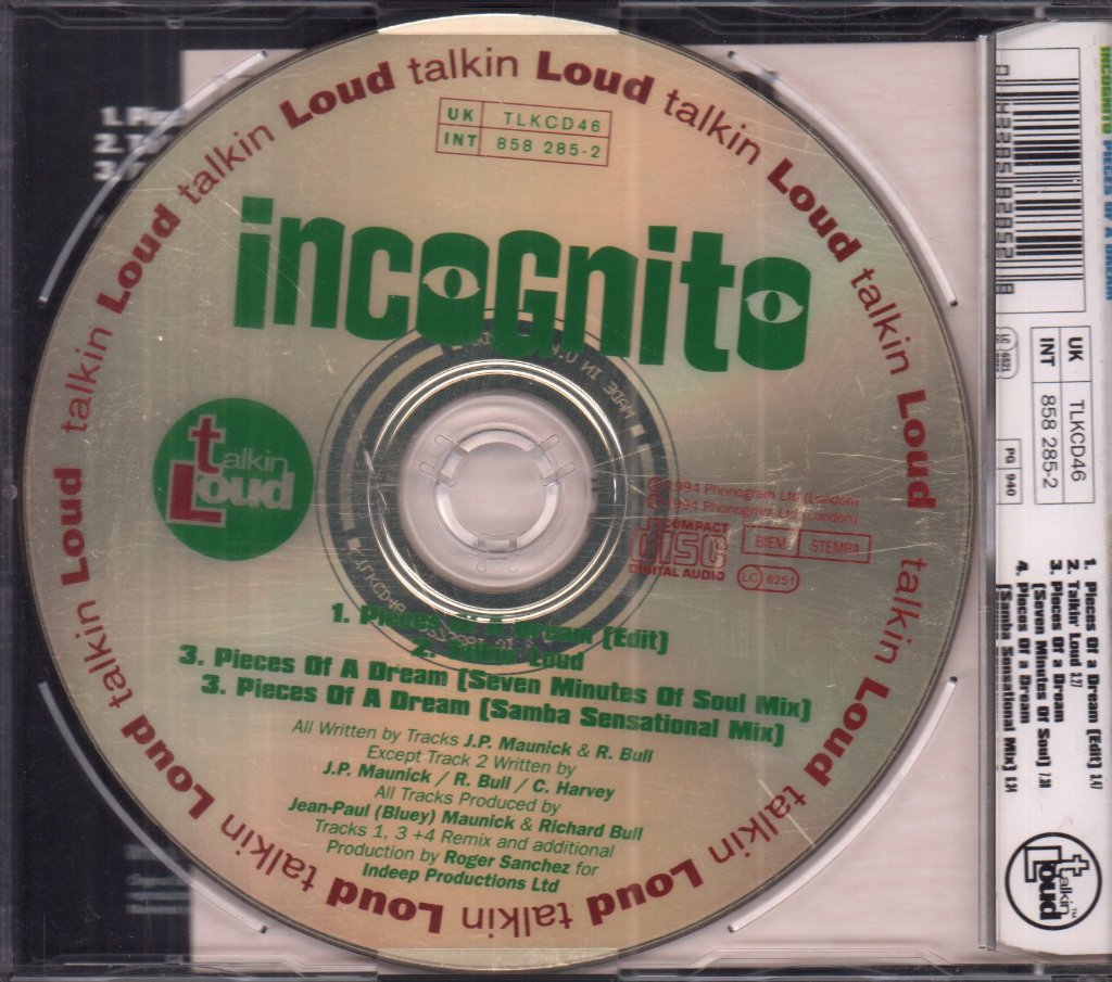 Incognito - Pieces Of A Dream - Cd