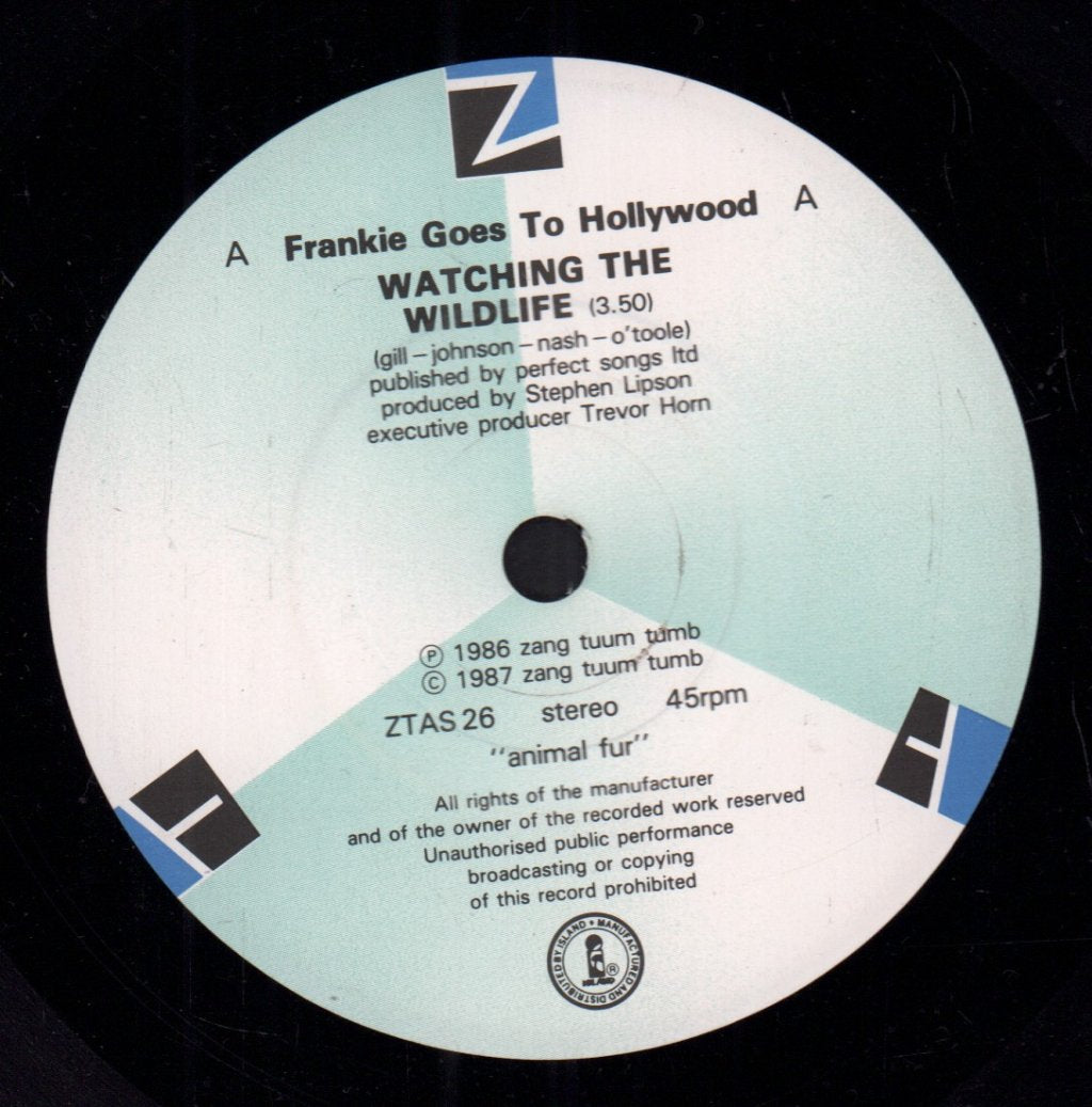 Frankie Goes To Hollywood - Watching The Wildlife - 7 Inch