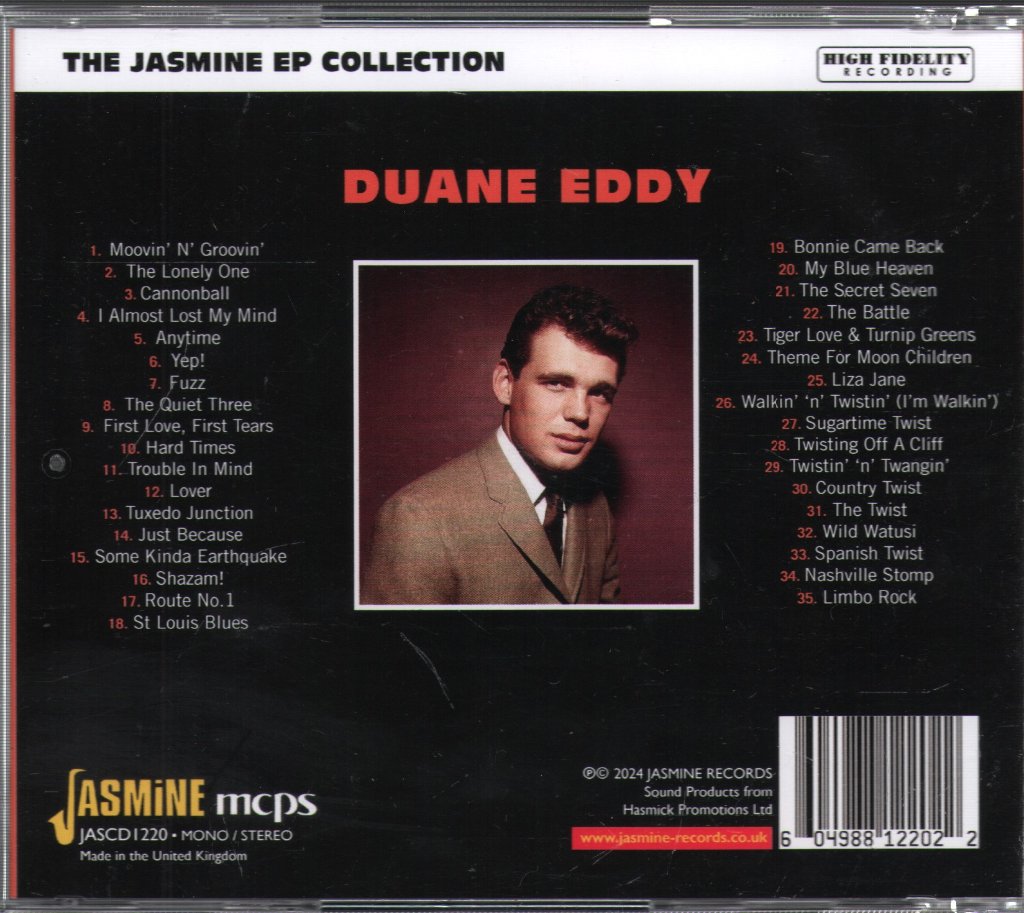 Duane Eddy - Jasmine EP Collection - Cd