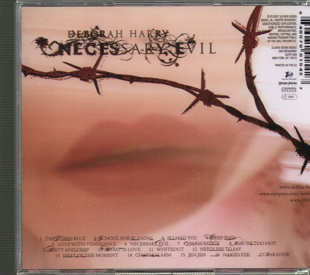 Deborah Harry - Necessary Evil - Cd