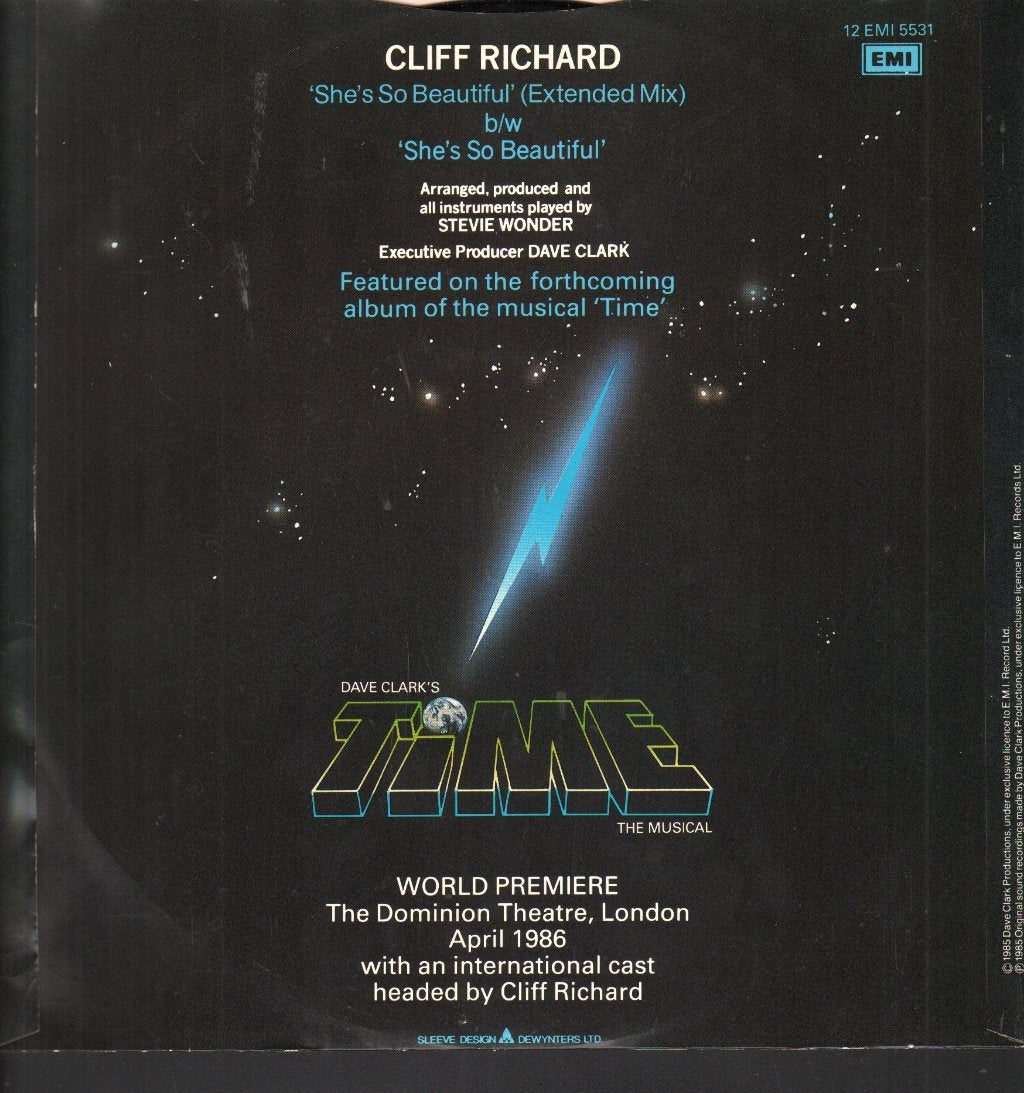 Cliff Richard - She's So Beautiful - 12 Inch
