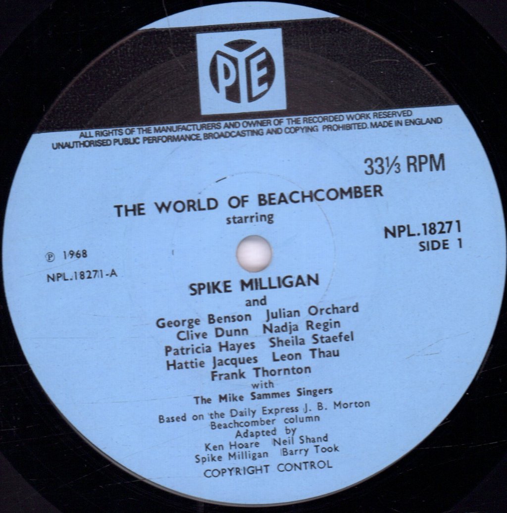 Spike Milligan - World Of Beachcomber - Lp