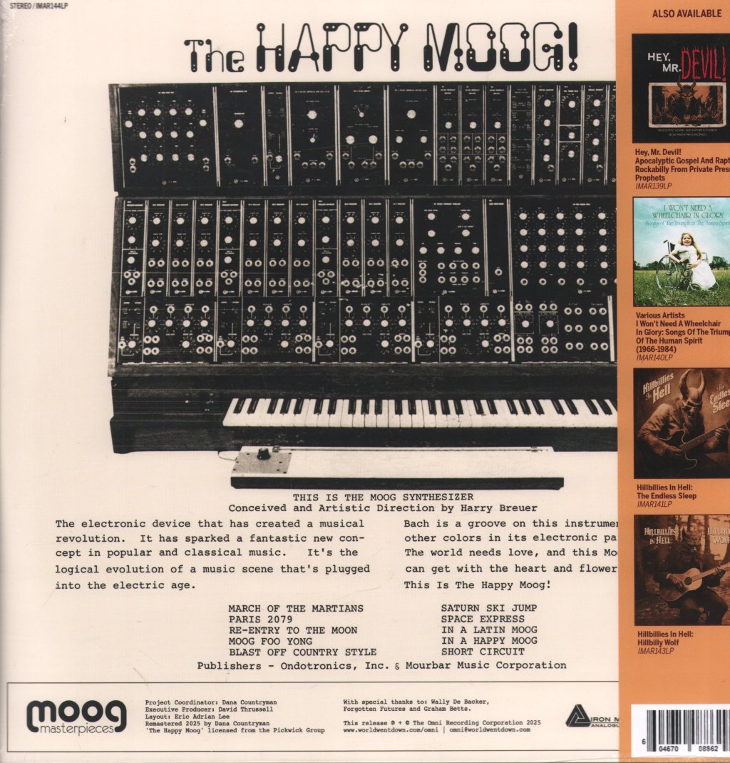 Jean-Jacques Perrey & Harry Breuer - Happy Moog! - Lp