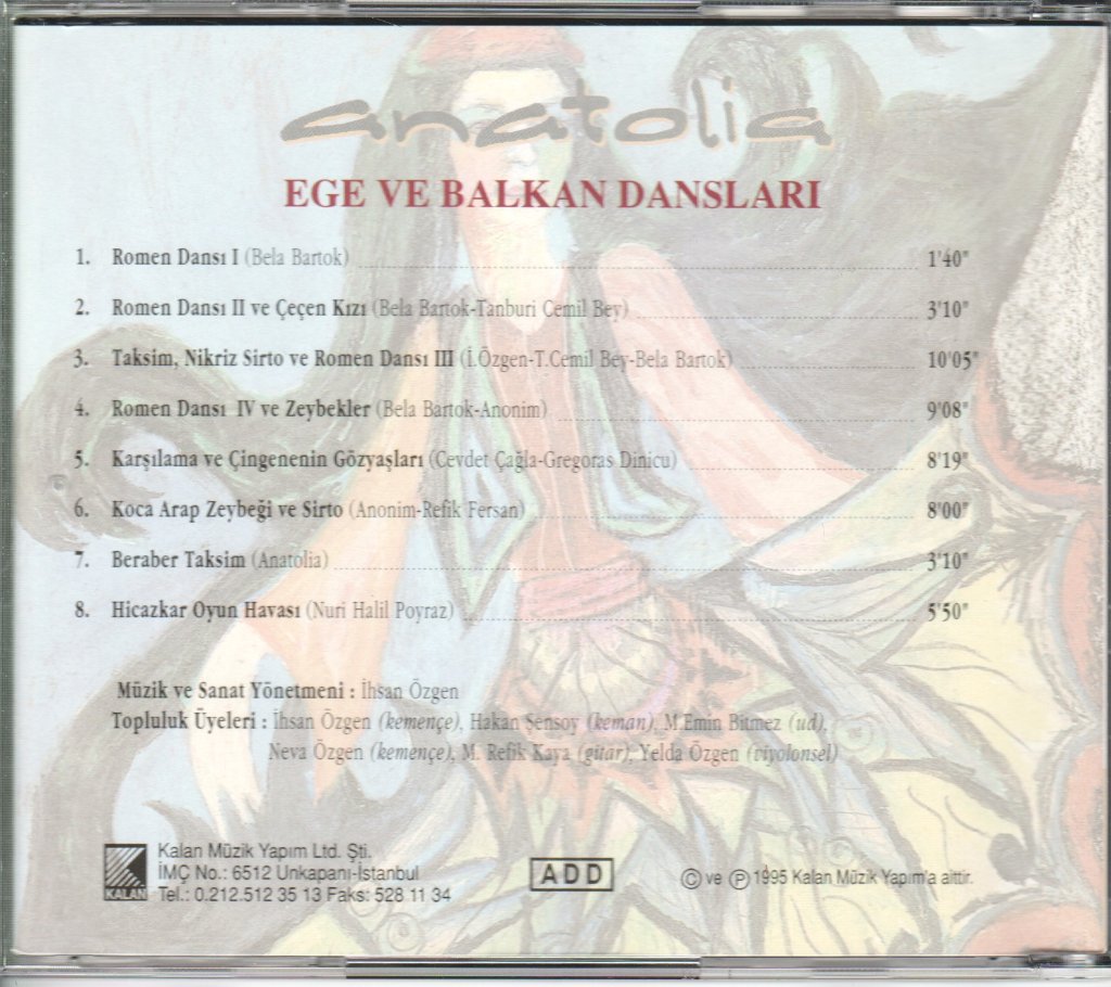 Ihsan Ozgen - Ege ve Balkan Danslari - Cd