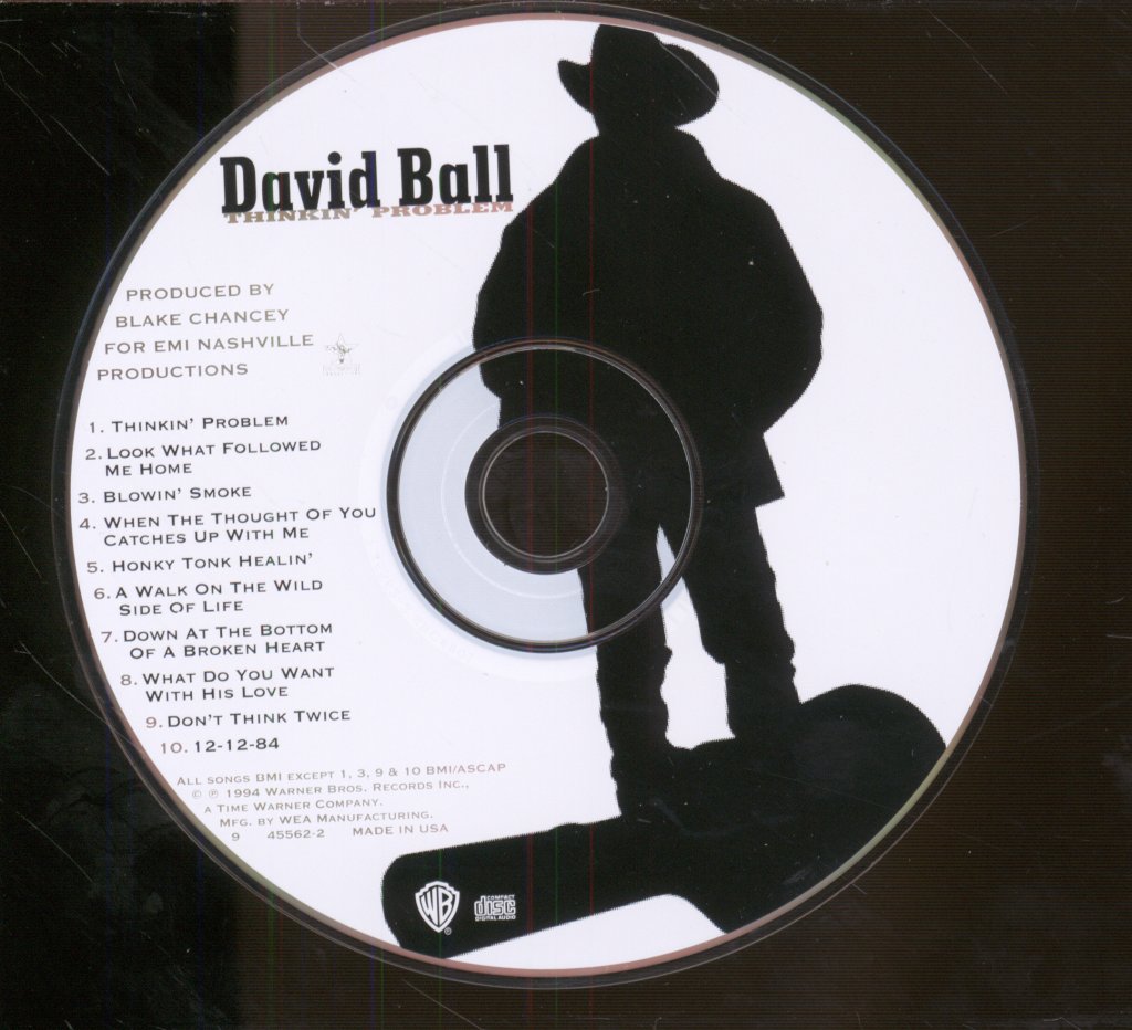 David Ball (Country) - Thinkin' Problem - Cd
