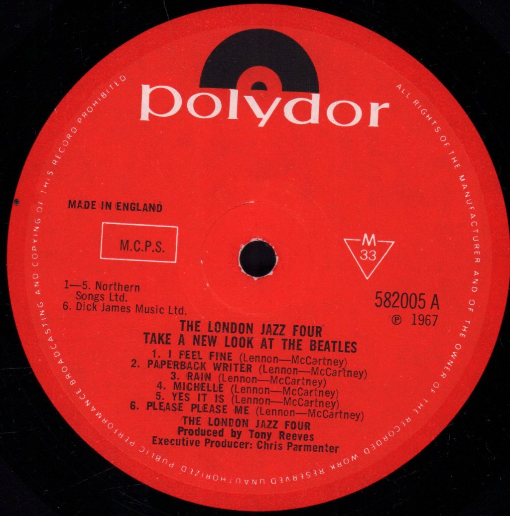 London Jazz Four - Take A New Look At The Beatles - Lp