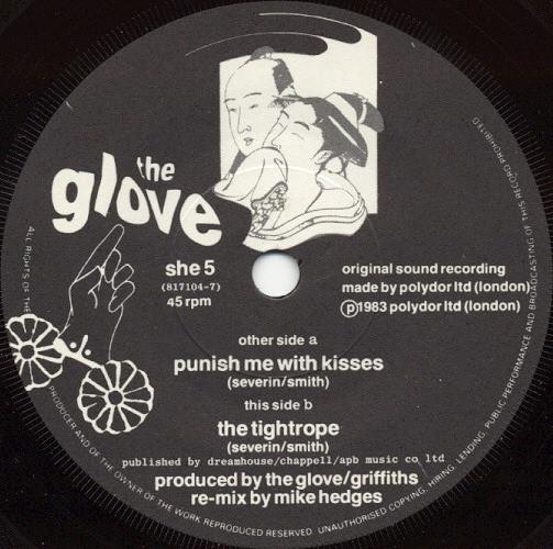 Glove - Punish Me With Kisses - 7 Inch