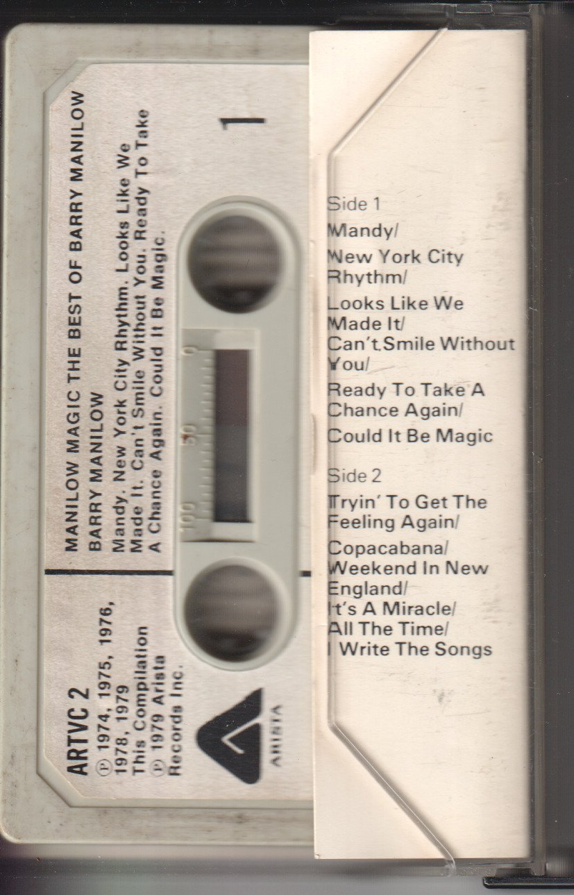 Barry Manilow - Manilow Magic (The Best Of Barry Manilow) - Cassette